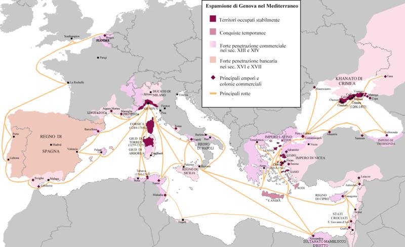 massima espansione genovese